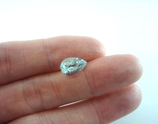 ブラジル産アンブリゴナイト☆ペアシェイプ12x8☆3.11ct.