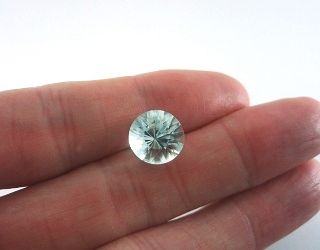 ブラジル産アンブリゴナイト☆ラウンド11ｍｍ☆4.81ct.