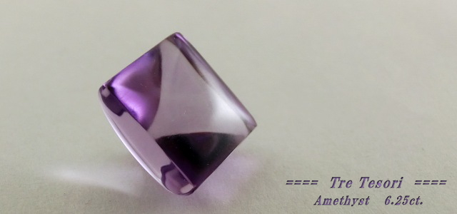アメシスト☆シュガーローフ10mm☆6.25ct.