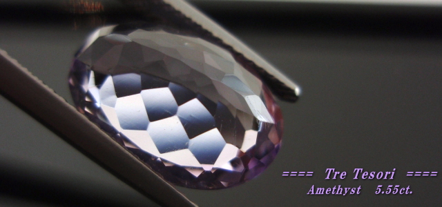 ブラジル産アメシスト☆オーバルシェイプ☆14ｘ10mm☆5.55ct.