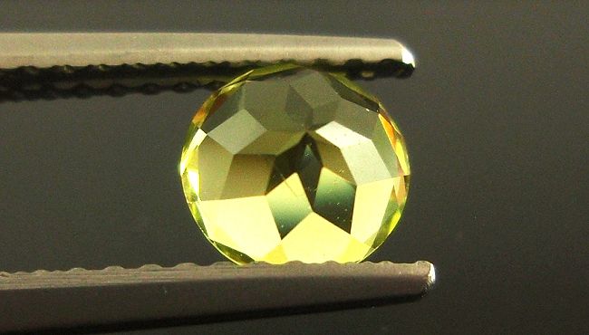 ザンビア産カナリートルマリン☆ラウンド5.5ｍｍ（ペアセット）☆1.48ct.