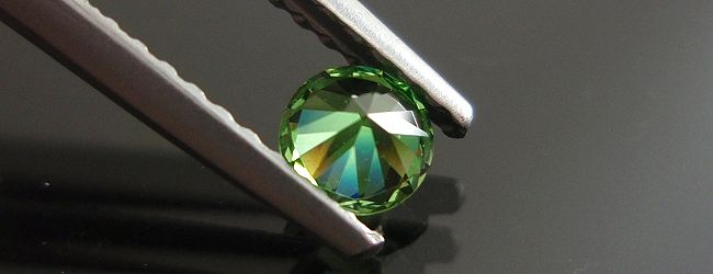 ロシア産デマントイドガーネット☆ラウンド3.9ｍｍ（ペアセット）☆0.53ct.