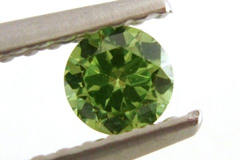 ロシア産デマントイドガーネット☆ラウンド3.8ｍｍ（ペアセット）☆0.49ct.