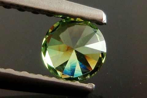 ロシア産デマントイドガーネット☆ラウンド3.8ｍｍ（ペアセット）☆0.49ct.