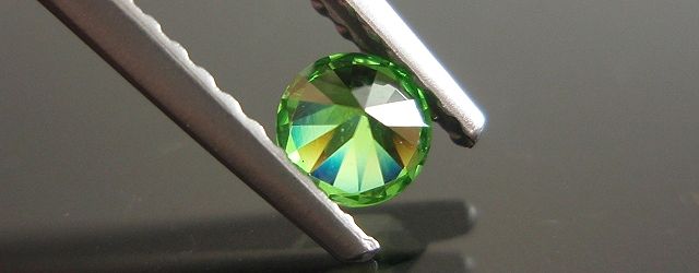 ロシア産デマントイドガーネット☆ラウンド3.8mm(ペアセット)☆0.50ct.