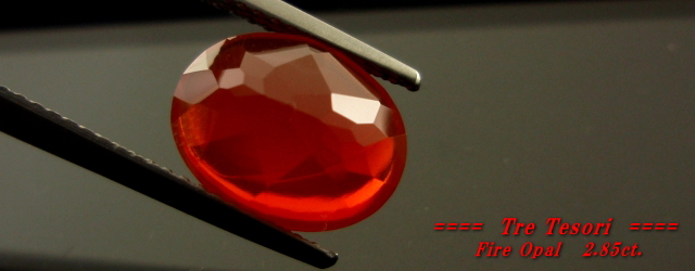 メキシコ産ファイアオパール☆オーバルバフトップ約11ｘ9ｍｍ☆2.85ct.