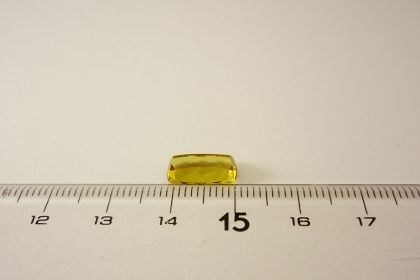 ザンビア産ゴールデントルマリン☆クッションカット12x7mm☆3.10ct.