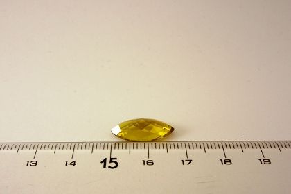 ザンビア産ゴールデントルマリン☆マーキスチェッカートップ18x9mm☆5.33ct.