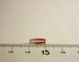 カシミール産バイカラートルマリン☆クッションシェイプ☆10.5x4mm☆1.40ct.