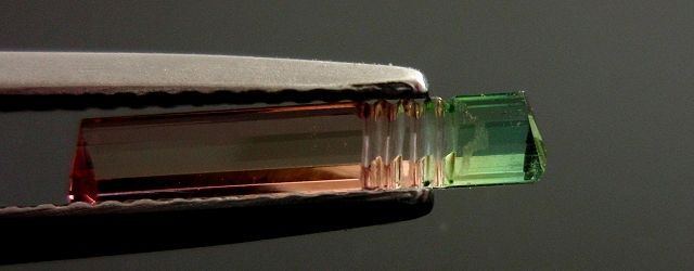 ブラジル産バイカラートルマリン☆ファンシーシェイプ☆13x3mm☆1.01ct.